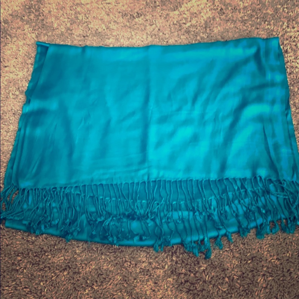 Turquoise scarf